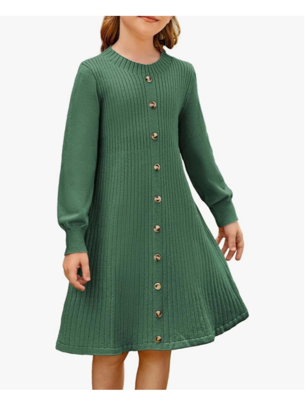 NEW GRACE KARIN Girls Sweater Long Sleeve Winter Dress 8 Yrs
